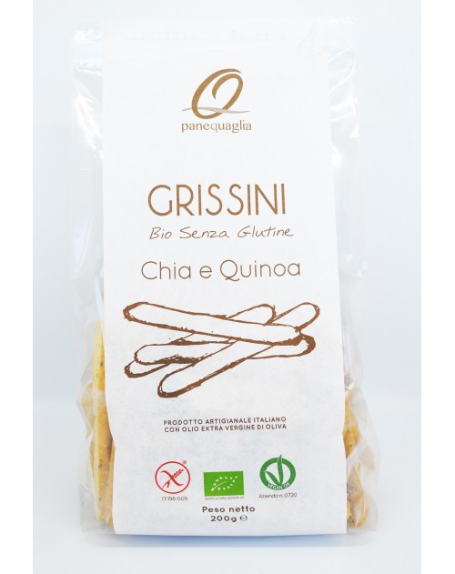 Grissini Quia e Quinoa Bio Senza Glutine